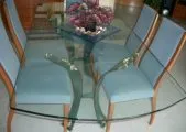 Mesa de cristal comedor