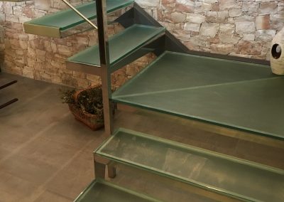 Escaleras de vidrio