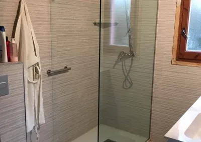 Mampara de cristal ducha