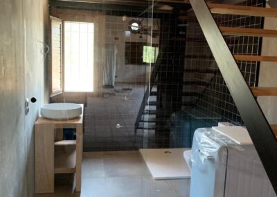 mamparas de baño en tarragona mampara de ducha con puerta tiradores negros